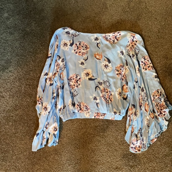 Million floral blue top small - Picture 5 of 5